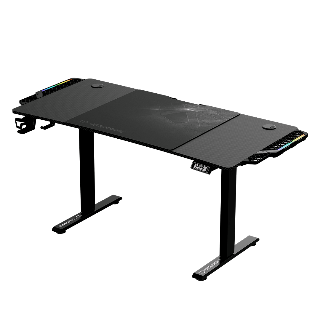 Ultradesk LEVEL V2 LED RGB Noir