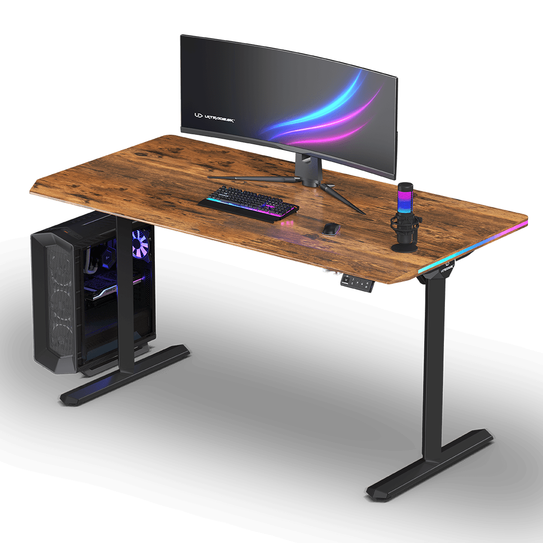Ultradesk QUEST BLACK Marron
